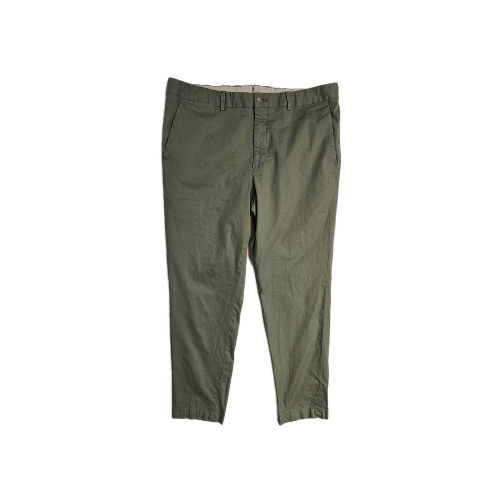 Hugo Boss Men's Chino Pants Olive Green 38 R 29 Inseam